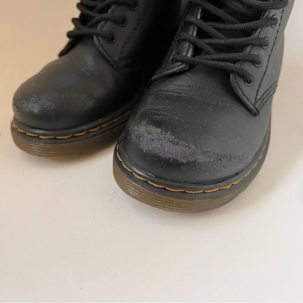 Dr Martens 1460 Boot Kids in Black Toddler US 10